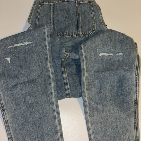 Sandrine Rose Light Blue Denim Overalls - Picture 4 of 6